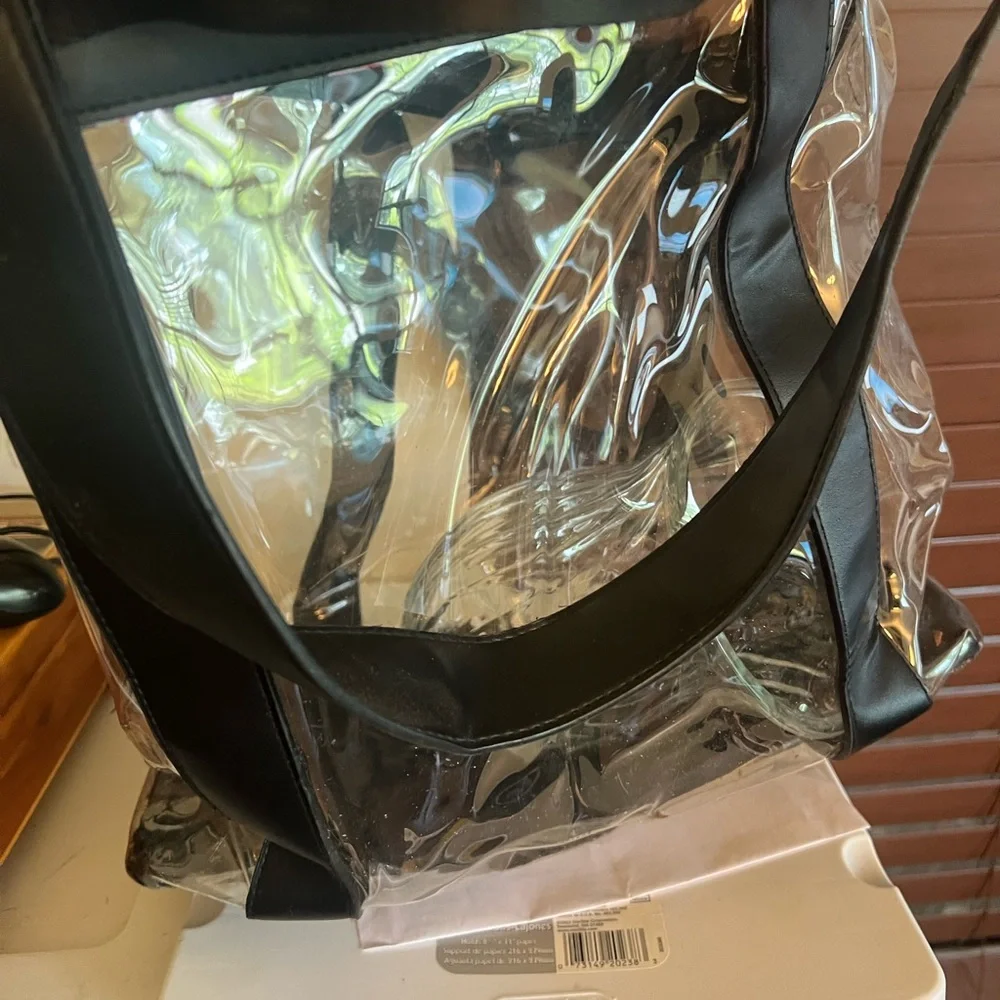 Black and Pink Floral Women's Bag - Picture 2 of 5